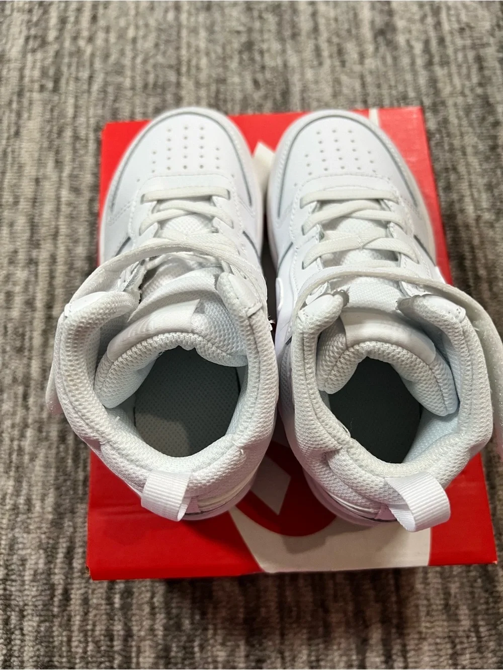 Nike Court Borough Mid 2 'Triple White Size 12c